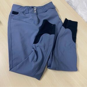 Dover Saddlery Blue/Gray Riding Pants - Size 26